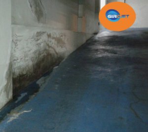 garaje, embozo, atascos, girona, girojet, agua, inundación